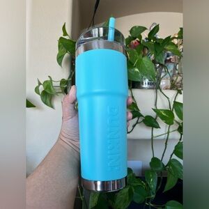 Dunkin Tiffany Blue 32oz Insulated Tumbler New Release 2024 NWT